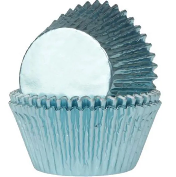 Muffinsformar Metallic Blå