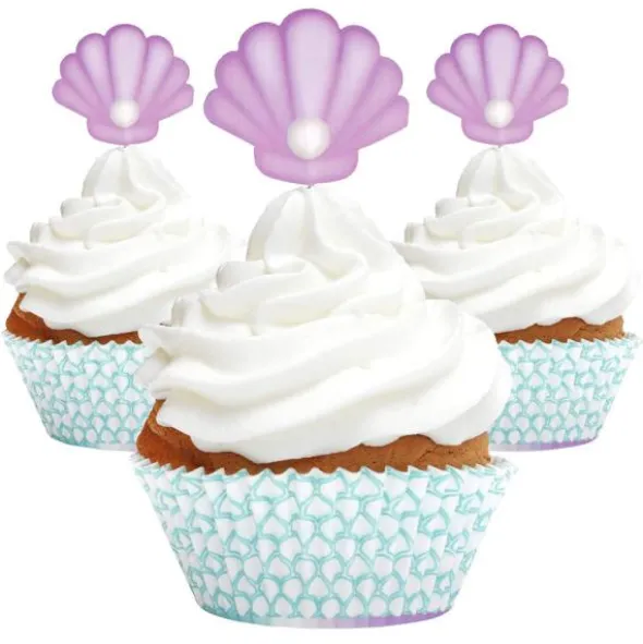 Muffinsformar & Toppers Mermaid