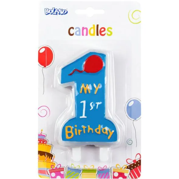 My 1st Birthday Ljus Blå