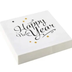 Nyårs Servetter Happy New Year