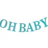 Oh Baby Glittrig Girlang Ljusblå