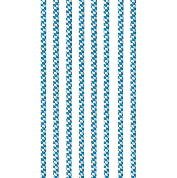 Oktoberfest Papperssugrör Bayersk 100-pack
