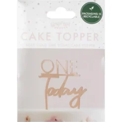 One Today Tårtdekoration Roseguld