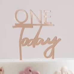 One Today Tårtdekoration Roseguld