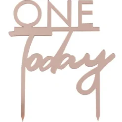 One Today Tårtdekoration Roseguld