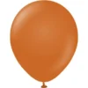 Orange Stora Standard Latexballonger Rust Orange (5-pack)