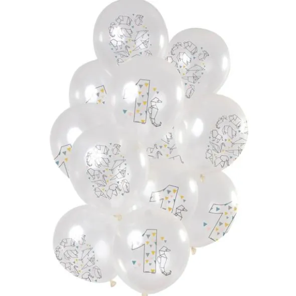 Origami 1-års Latexballonger