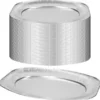 Ovala Uppläggningsfat Aluminium 50-pack
