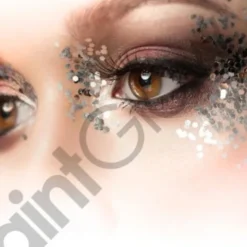 PaintGlow Ansikts- och Kroppsglitter Chunky (Lila (Helterskelter))
