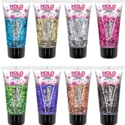 PaintGlow Chunky Glitter Gel Holografiskt (Blå - Cosmic Blue)