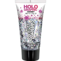 PaintGlow Chunky Glitter Gel Holografiskt (Blå - Cosmic Blue)