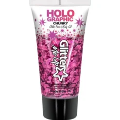PaintGlow Chunky Glitter Gel Holografiskt (Blå - Cosmic Blue)