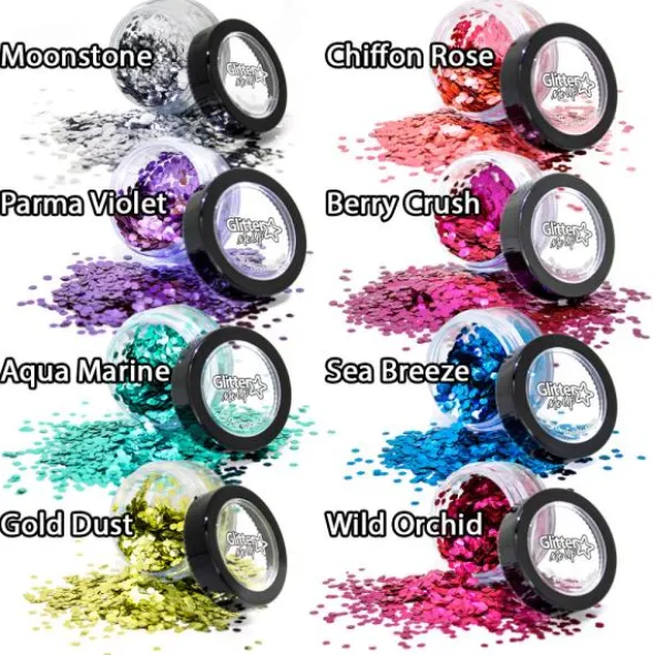 PaintGlow Chunky Glitter Pot Bionedbrytbar Sea Breeze (Sea Breeze)