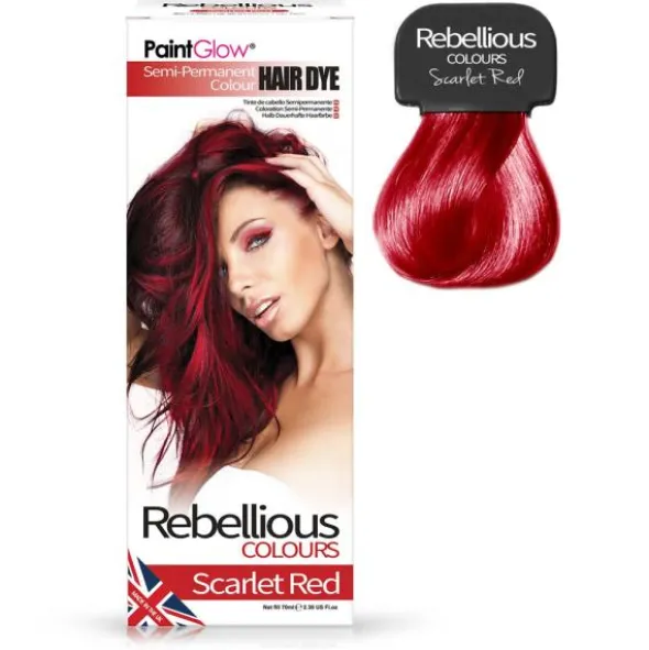 PaintGlow Semi-Permanent Hårfärg Scarlet Red