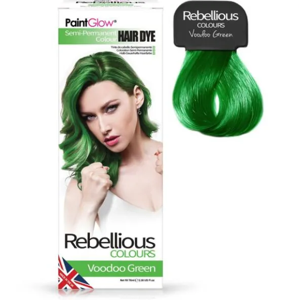 PaintGlow Semi-Permanent Hårfärg Voodoo Green
