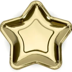 Pappersassietter Guld Stjärna