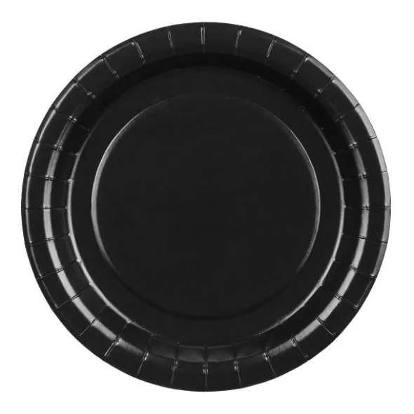 Pappersassietter Svart (6-pack)