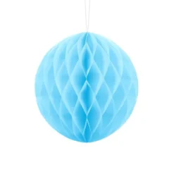 Pappersboll Honeycomb Himmelsblå (20 cm)