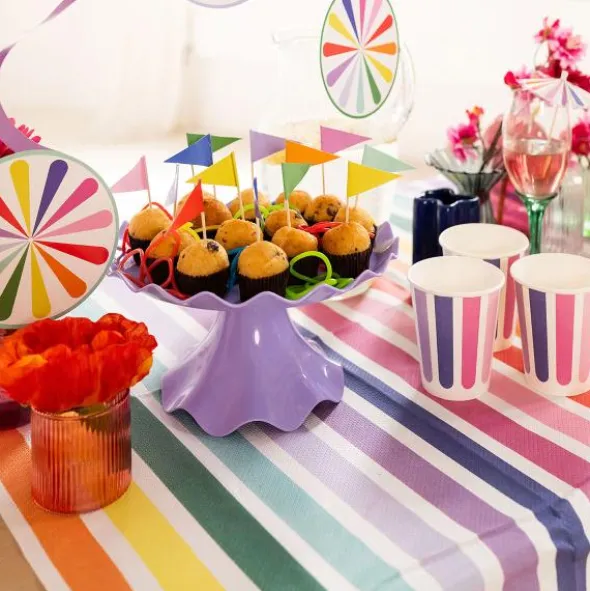 Pappersduk Stripetastic 180x130 cm
