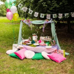 Papperskrona Färgglada Blommor 6-pack