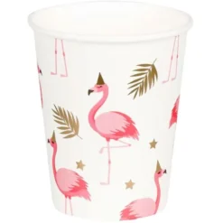 Pappersmuggar Flamingos 10-pack
