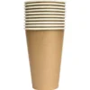 Pappersmuggar Guld 35 cl 10-pack