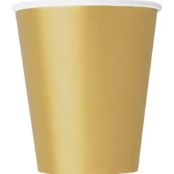 Pappersmuggar Guld 27 cl 8-pack