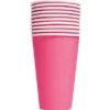 Pappersmuggar Intensiv Rosa 35 cl 10-pack