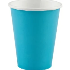 Pappersmuggar Karibisk Blå 25 cl 8-pack