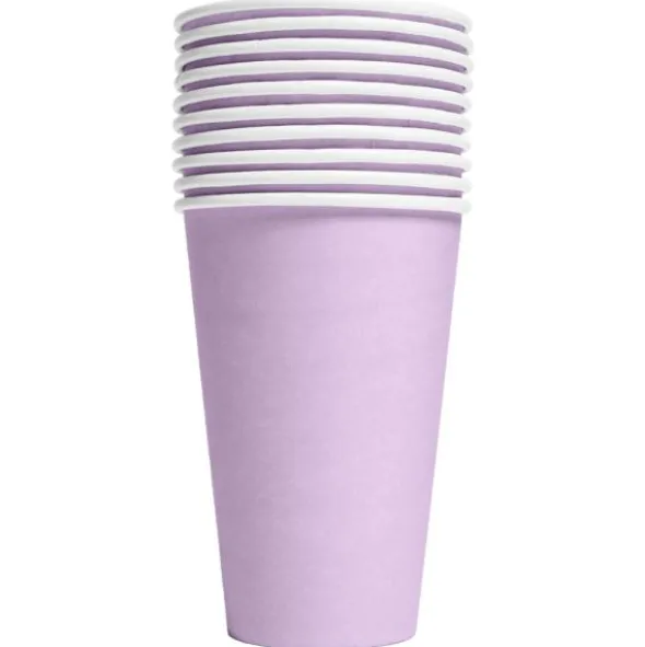Pappersmuggar Lavendel 35 cl 10-pack
