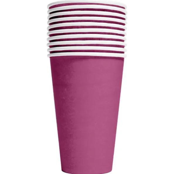 Pappersmuggar Lila 35 cl 10-pack