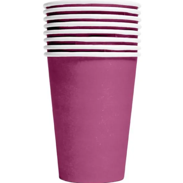 Pappersmuggar Lila 21 cl 8-pack