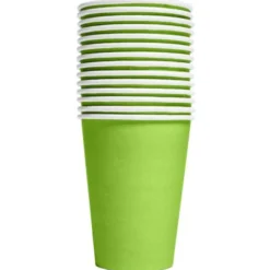 Pappersmuggar Limegrön 21 cl 14-pack
