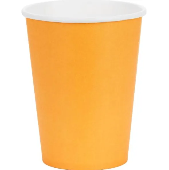 Pappersmuggar Ljusorange 25 cl 6-pack