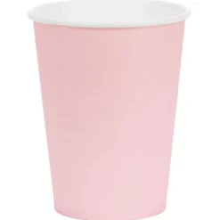 Pappersmuggar Ljusrosa 25 cl (6-pack)