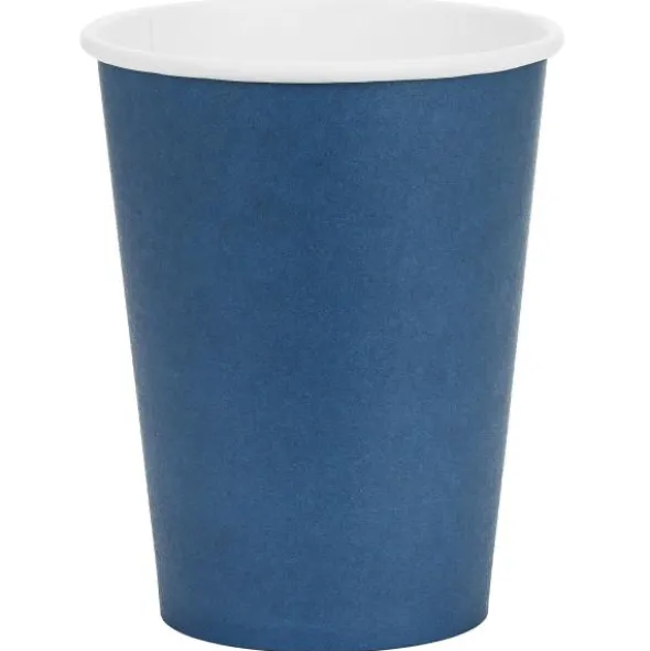 Pappersmuggar Mörkblå 25 cl (6-pack)