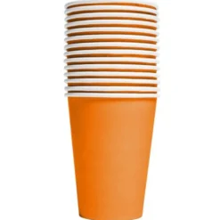 Pappersmuggar Orange 21 cl 14-pack