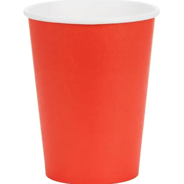 Pappersmuggar Röd 25 cl (6-pack)