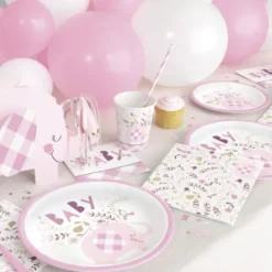 Pappersmuggar Rosa Elefant 27 cl 8-pack