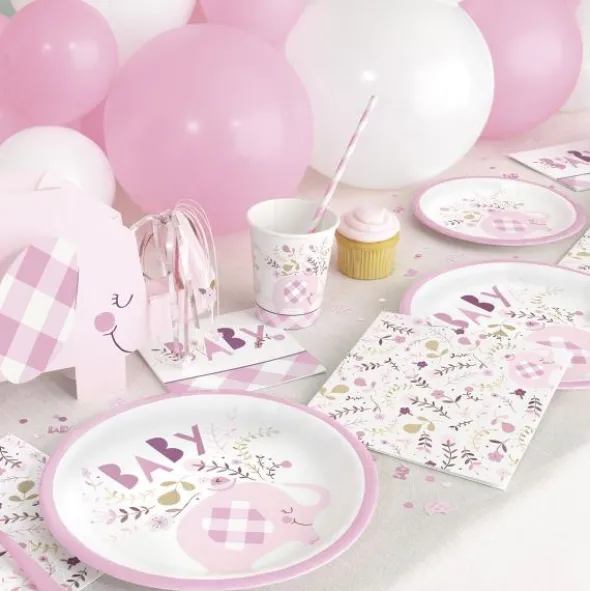 Pappersmuggar Rosa Elefant 27 cl 8-pack