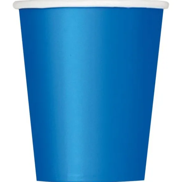 Pappersmuggar Royalblå 27 cl 14-pack