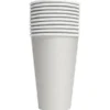 Pappersmuggar Silver 35 cl 10-pack