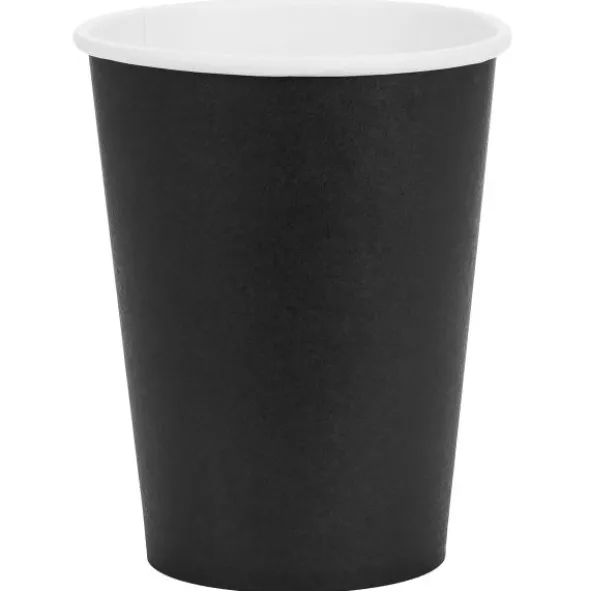 Pappersmuggar Svart 25 cl (6-pack)