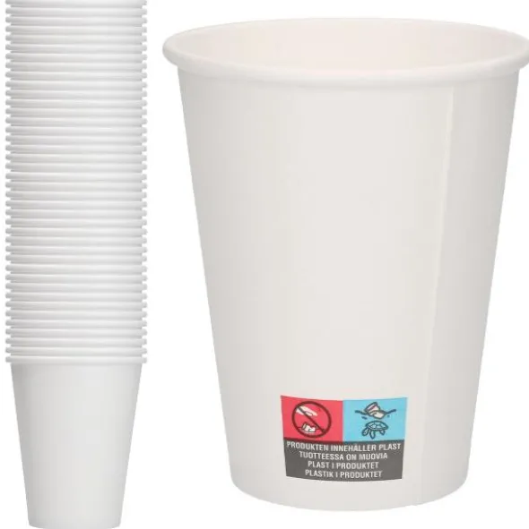 Pappersmuggar Vit 36 cl 40-pack
