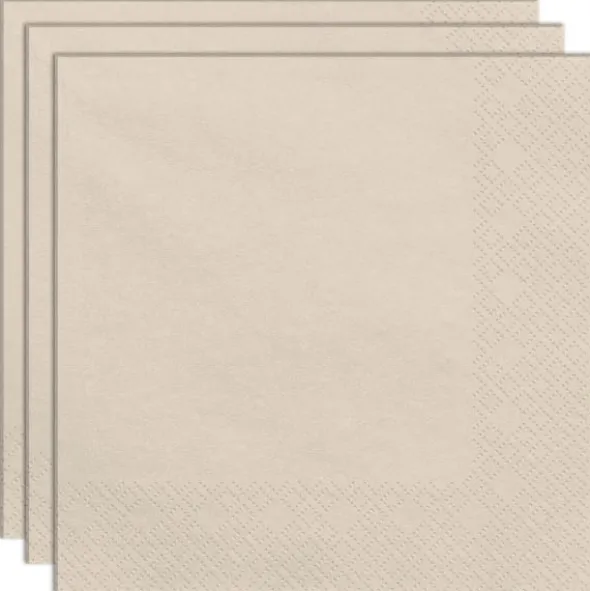 Pappersservetter Beige 20-pack