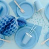 Pappersservetter Ljusblå (20-pack)