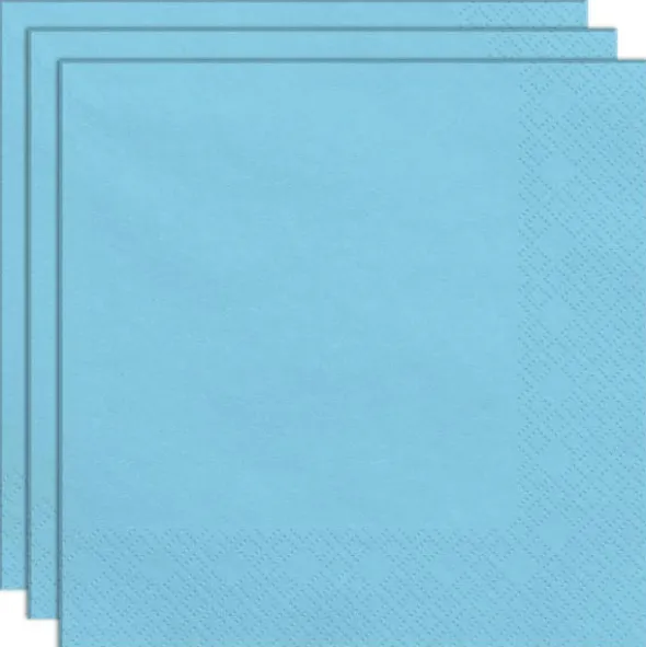 Pappersservetter Ljusblå (20-pack)
