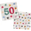 Pappersservetter med Stjärnor 50 år 20-pack