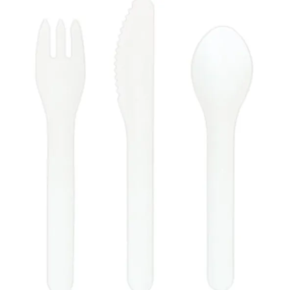 Pappersskedar Vit 15 cm 100-pack