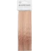 Papperssugrör Metallisk Roséguld